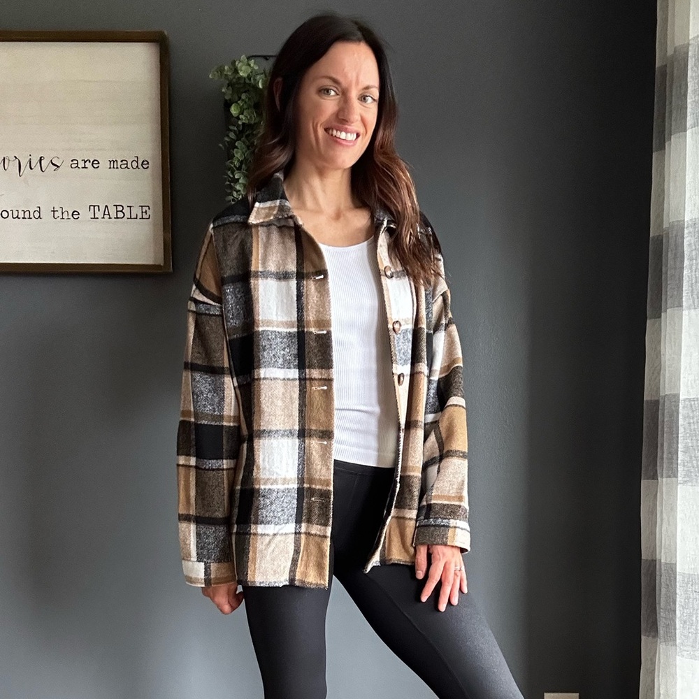 Women's Flannel Plaid Shacket
